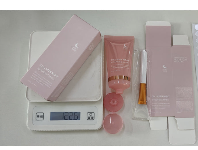 Korean Face Night Mask Collagen Wrapping Mask Natural Ingredients Firming Elasticity & Hydration Anti-wrinkle For Skin Care