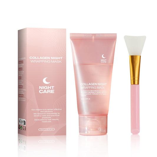 Korean Face Night Mask Collagen Wrapping Mask Natural Ingredients Firming Elasticity & Hydration Anti-wrinkle For Skin Care