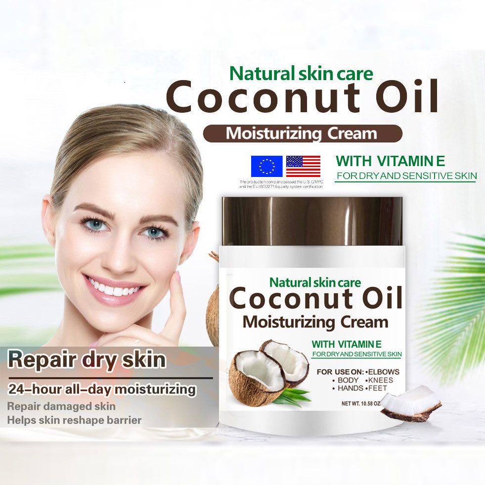 Cream Coconut Moisturizing Cream Firming Nourishing. Oil Control, pore shrinking, moisturizing, brightening skin color, moisturizing, firming, softening skin